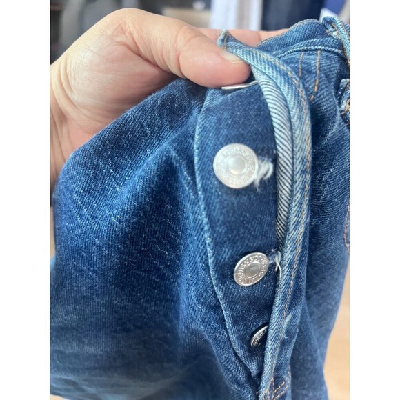 Levi's 501 Button-up Medium Wash Blue Jeans Size 25 - Picture 9 of 11
